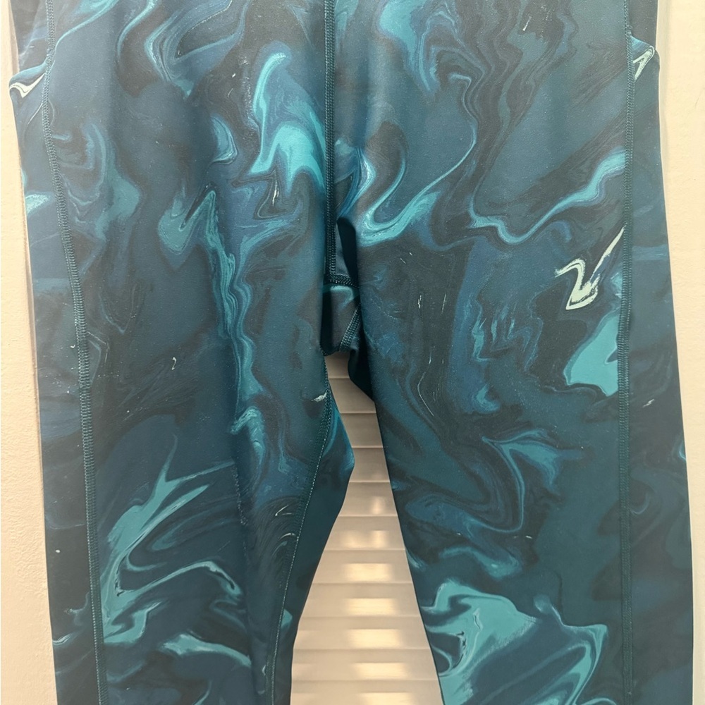 Tek Gear Teal Swirl Leggings - Picture 2 of 6